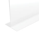 Anti-Glare Stand Up Double Sided Sign Holder, 8.5 x 11, Clear