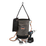 Arsenal 5960T Canvas Hoist Bucket and Top with D-Rings, 12.5 x 12.5 x 17, Gray, Ships in 1-3 Business Days