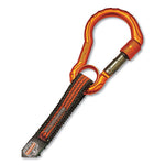 Squids 3102F(x) Tool Lanyard w/Aluminum Carabiner+Cinch-Loop, 5 lb Max Work Cap, 38" to 48", OR/GY,Ships in 1-3 Business Days