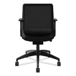 Cliq Office Chair, Supports Up to 300 lb, 17" to 22" Seat Height, Black Seat, Black Back, Black Base