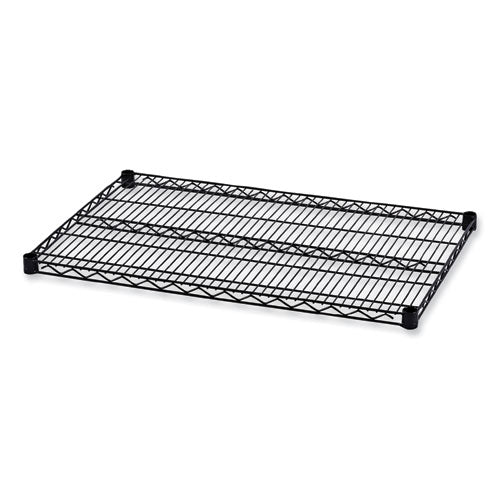 Industrial Wire Shelving Extra Wire Shelves, 36w x 24d, Black, 2 Shelves/Carton