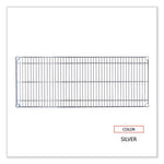 Industrial Wire Shelving Extra Wire Shelves, 48w x 18d, Silver, 2 Shelves/Carton