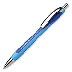 Slider Rave XB Ballpoint Pen, Retractable, Extra-Bold 1.4 mm, Blue Ink, Blue/Light Blue Barrel