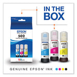 T502520-S (502) Ink, 6,000 Page-Yield, Cyan/Magenta/Yellow