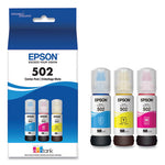 T502520-S (502) Ink, 6,000 Page-Yield, Cyan/Magenta/Yellow