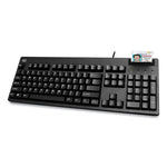 EasyTouch Smart Card Reader Keyboard AKB-630SB-TAA, 104 Keys, Black