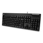 EasyTouch Smart Card Reader Keyboard AKB-630SB-TAA, 104 Keys, Black