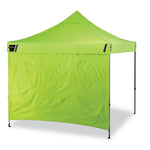 Shax 6051 Heavy-Duty Pop-Up Tent Kit, Single Skin, 10 ft x 10 ft, Polyester/Steel, Lime, Ships in 1-3 Business Days