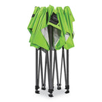 Shax 6051 Heavy-Duty Pop-Up Tent Kit, Single Skin, 10 ft x 10 ft, Polyester/Steel, Lime, Ships in 1-3 Business Days