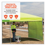 Shax 6098 Pop-Up Tent Sidewall, Single Skin, 10 ft x 10 ft, Polyester, Lime, Ships in 1-3 Business Days