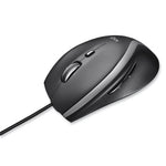 Advanced Corded Mouse M500s, USB, Right Hand Use, Black