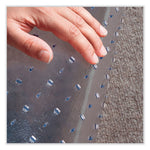 EverLife Chair Mat for Medium Pile Carpet, 48 x 72, Clear,