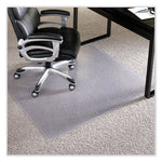 EverLife Chair Mat for Extra High Pile Carpet, 36 x 48, Clear