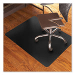 Trendsetter Chair Mat for Hard Floors, 36 x 48, Black