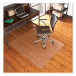 EverLife Chair Mat for Hard Floors, Heavy Use, Rectangular, 36 x 48, Clear