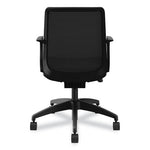 Cliq Office Chair, Supports Up to 300 lb, 17" to 22" Seat Height, Basalt Seat, Black Back, Black Base