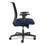 Convergence Mid-Back Task Chair, Supports Up to 275 lb, 16.5" to 21" Seat Height, Navy Seat, Black Back, Black Frame