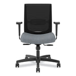 Convergence Mid-Back Task Chair, Supports Up to 275 lb, 16.5" to 21" Seat Height, Basalt Seat, Black Back, Black Frame