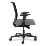 Convergence Mid-Back Task Chair, Supports Up to 275 lb, 16.5" to 21" Seat Height, Basalt Seat, Black Back, Black Frame