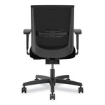 Convergence Mid-Back Task Chair, Swivel-Tilt, Supports 275 lb, 16.5" to 21" Seat Height, Black Seat, Black Back, BlackFrame