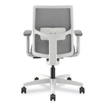 Ignition 2.0 Mid-Back Mesh Task Chair, Posture Lock, Up to 300lb, Basalt Seat, Fog Back/White Base