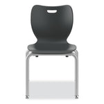 SmartLink Four-Leg Chair, Supports Up to 275 lb, 16" Seat Height, Lava Seat, Lave Back, Platinum Base, 4/Carton