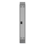 Single Continuous Metal Locker Base Addition, 11.7w x 16d x 5.75h, Gray