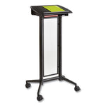 Impromptu Lectern, 26.5 x 18.75 x 46.5, Black