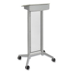 Impromptu Lectern, 26.5 x 18.75 x 46.5, Gray, Ships in 1-3 Business Days