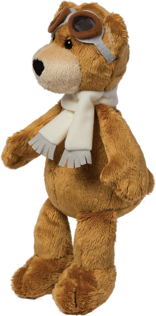 Toy Aviator Teddy Bear 12" Stuffed Animal Plush with Soft Goggles and Scarf