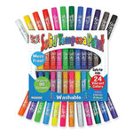 Kwik Stick Tempera Paint, 3.5", Assorted Colors, 24/Pack