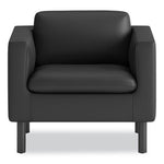 Parkwyn Series Club Chair, 33" x 26.75" x 29", Black Seat, Black Back, Black Base