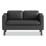 Parkwyn Series Loveseat, 53.5w x 26.75d x 29h, Black