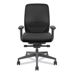 Nucleus Series Recharge Task Chair, Supports Up to 300 lb, 16.63 to 21.13 Seat Height, Black Seat/Back, Black Base