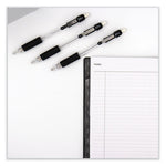 Z-Grip Mechanical Pencil, 0.7 mm, HB (#2), Black Lead, Clear/Black Barrel, Dozen