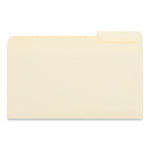 Top Tab File Folders, 1/3-Cut Tabs: Right Position, Legal Size, 0.75" Expansion, Manila, 100/Box