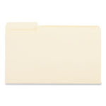 Top Tab File Folders, 1/3-Cut Tabs: Left Position, Legal Size, 0.75" Expansion, Manila, 100/Box