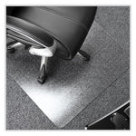 Cleartex Ultimat Polycarbonate Chair Mat for High Pile Carpets, 60 x 48, Clear