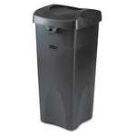 Swing Top Lid for Untouchable Recycling Center, 16" Square, Black