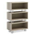 Ready Home Office Small Stackable Storage, 1-Shelf, 24w x 12d x 12.25h, Beige/White, Ships in 1-3 Business Days