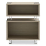 Ready Home Office Small Stackable Storage, 1-Shelf, 24w x 12d x 12.25h, Beige/White, Ships in 1-3 Business Days