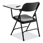 5200 Series Left-Side Tablet-Arm Folding Chair, Supports 480 lb, 17.25" Seat Height, Black, 2/Carton