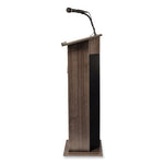 Power Plus Lectern, 22 x 17 x 46, Ribbonwood, Ships in 1-3 Business Days