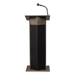 Power Plus Lectern, 22 x 17 x 46, Ribbonwood, Ships in 1-3 Business Days