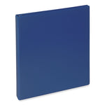 Slant D-Ring View Binder, 3 Rings, 1.5" Capacity, 11 x 8.5, Navy Blue