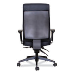 Alera Wrigley Series High Performance High-Back Multifunction Task Chair, Supports 275 lb, 18.7" to 22.24" Seat Height, Black