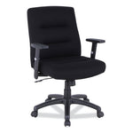 Alera Kesson Series Petite Office Chair, Supports Up to 300 lb, 17.71" to 21.65" Seat Height, Black