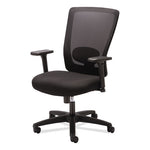 Alera Envy Series Mesh High-Back Swivel/Tilt Chair, Supports Up to 250 lb, 16.88" to 21.5" Seat Height, Black