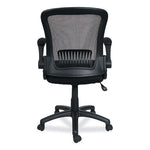 Alera EB-E Series Swivel/Tilt Mid-Back Mesh Chair, Supports Up to 275 lb, 18.11" to 22.04" Seat Height, Black