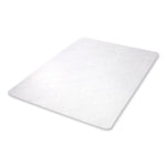 EconoMat All Day Use Chair Mat for Hard Floors, Flat Packed, 36 x 48, Clear